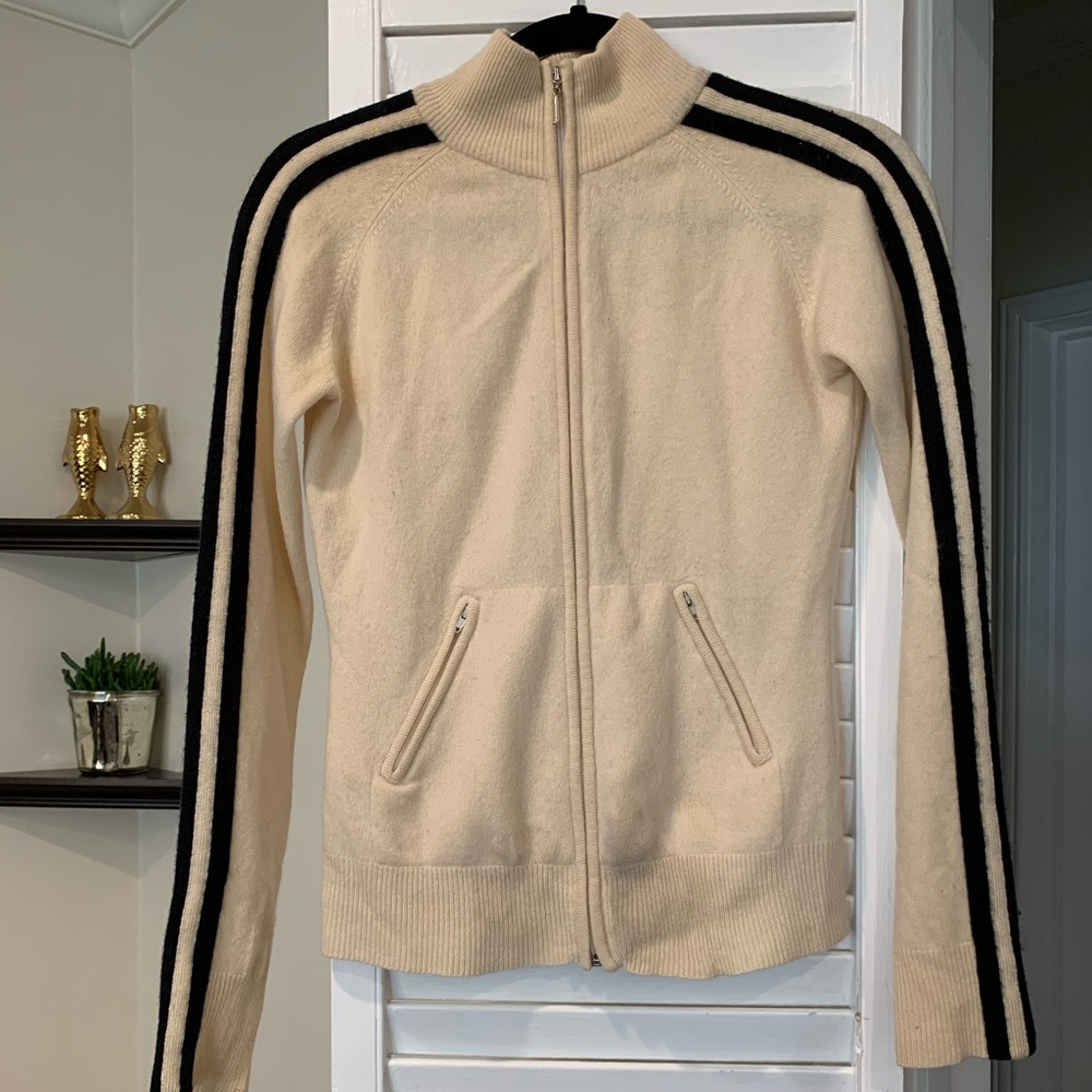 Juicy Couture 100% cashmere track jacket